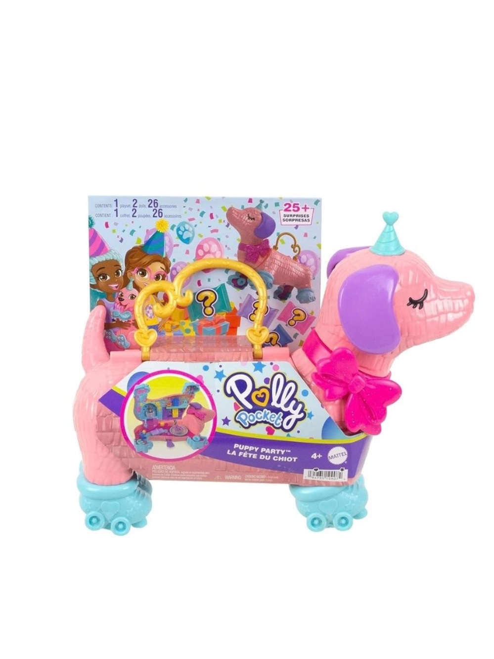 Polly Pocket Puppy Party Playset NWT